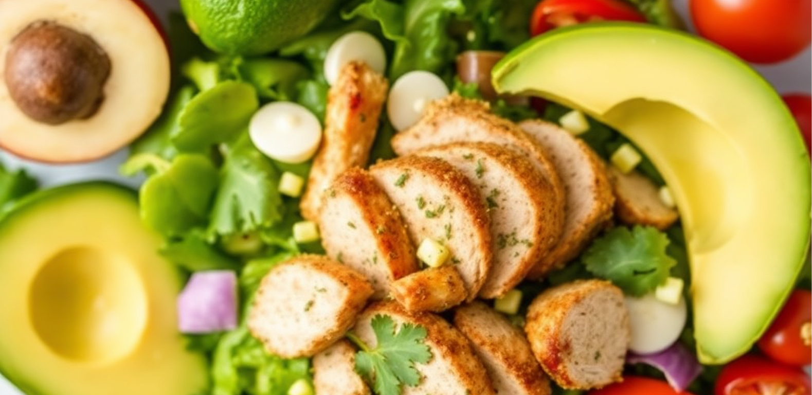 Keto Chicken Avocado Salad