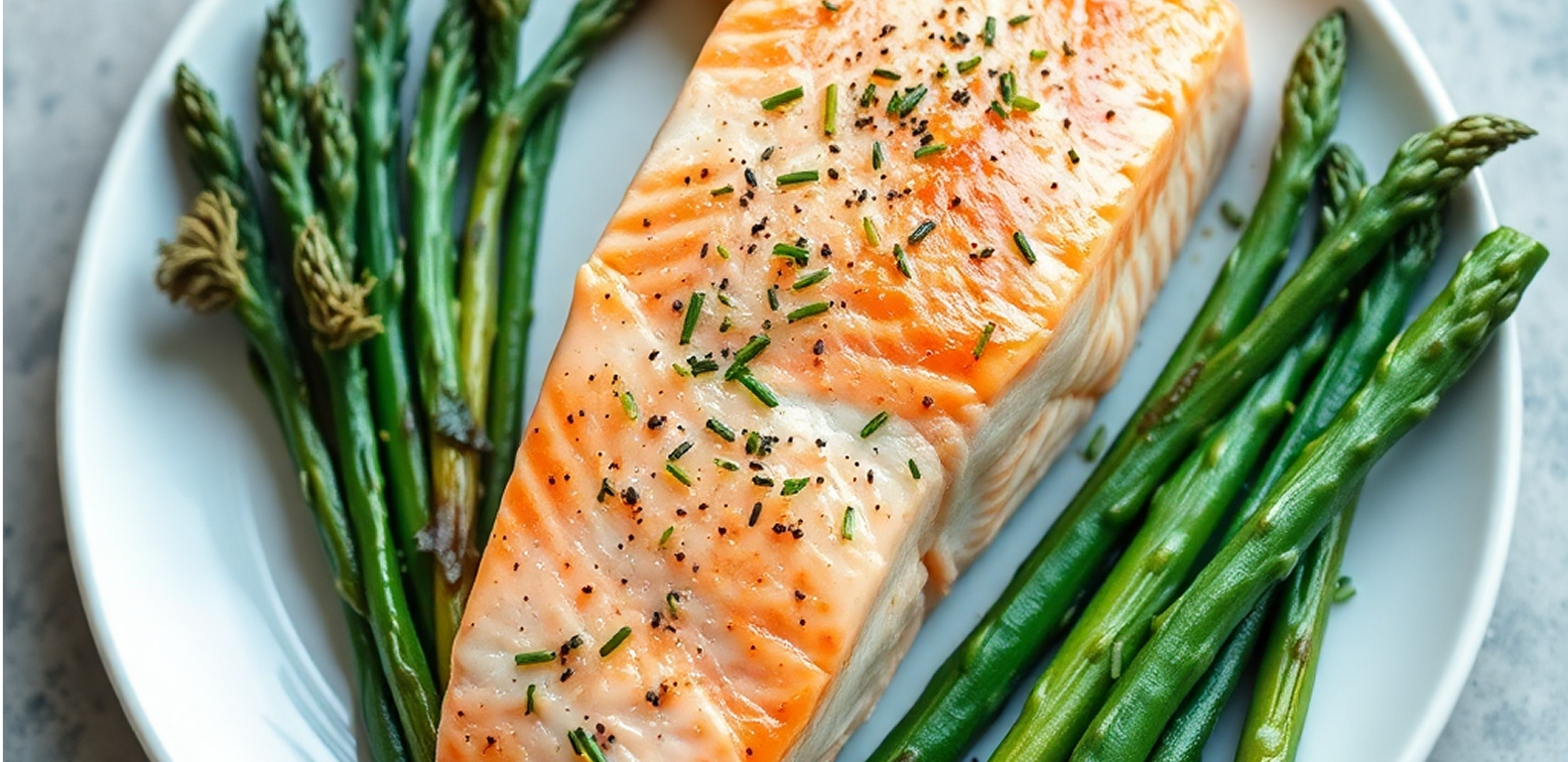 Grilled Salmon & Asparagus